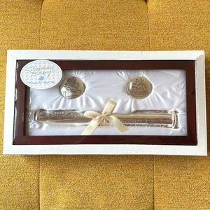 Baby's First Set: Rosewood Box w/Birth Certificate Holder, 1st Tooth, 1st Curl